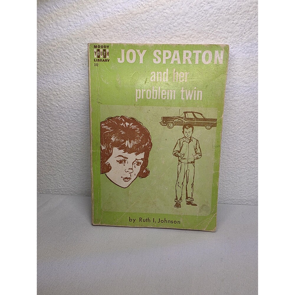 Vintage Joy Sparton and Her Problem Twin Book Ruth I. Johnson Moody Youth